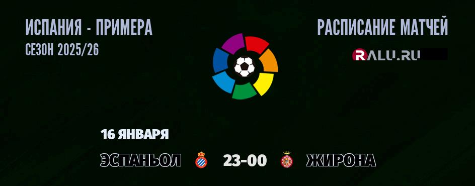 Ближайшие матчи чемпионата чемпионата Испании