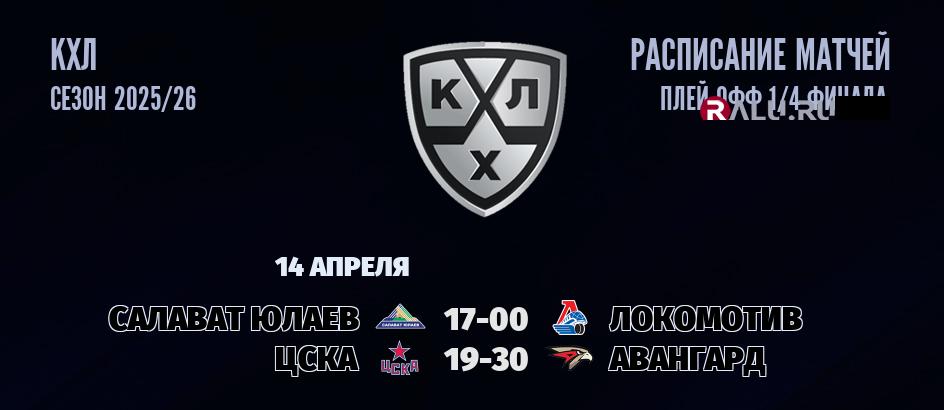 Ближайшие матчи чемпионата чемпионата КХЛ