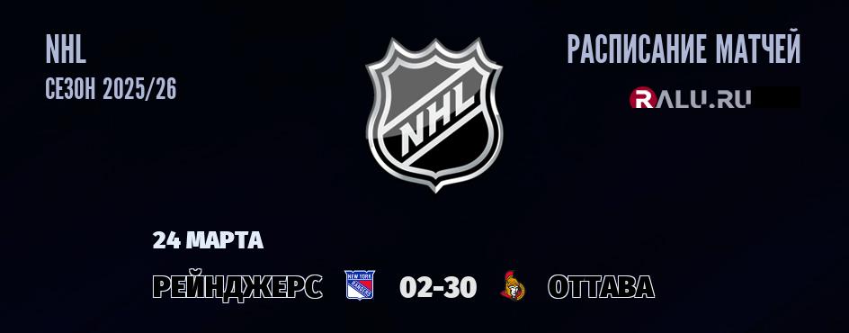 Ближайшие матчи чемпионата чемпионата NHL