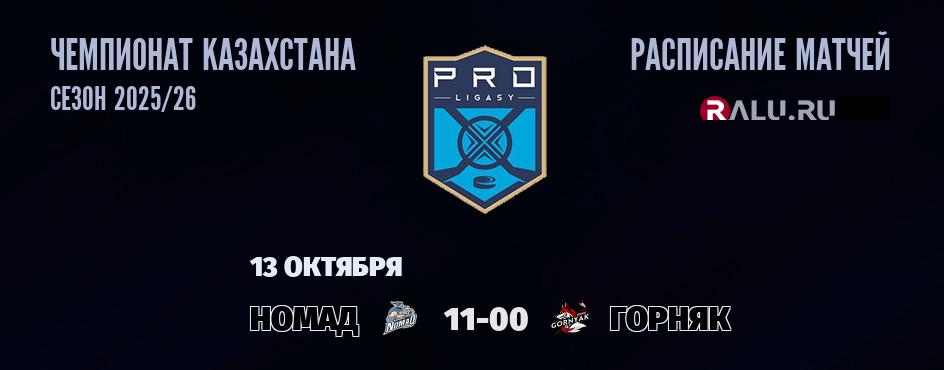 Матчи чемпионата Казахстана смотреть онлайн 13 октября 2025
